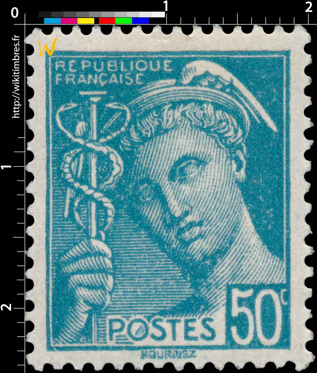 1942 Sans légende particulière - type mercure