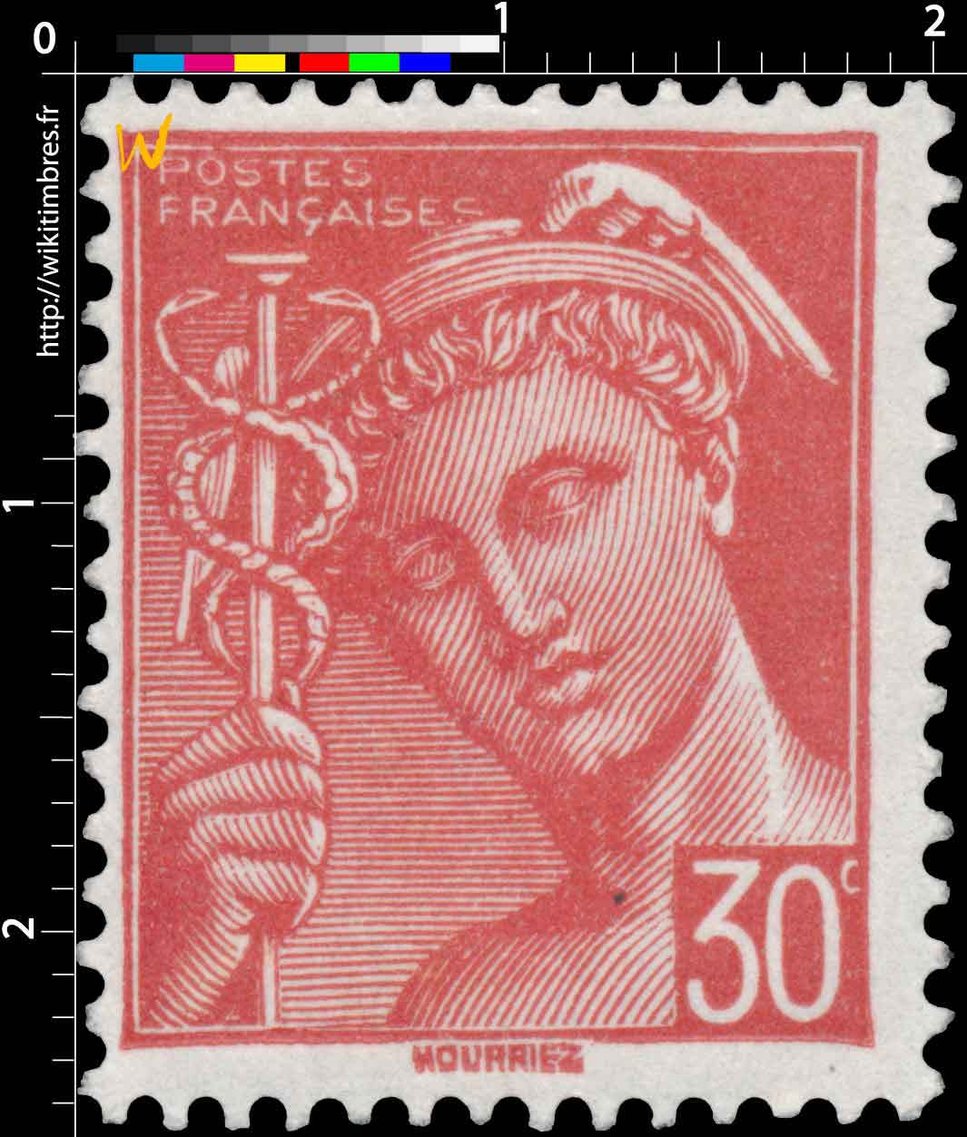 1942 Sans légende particulière - type mercure