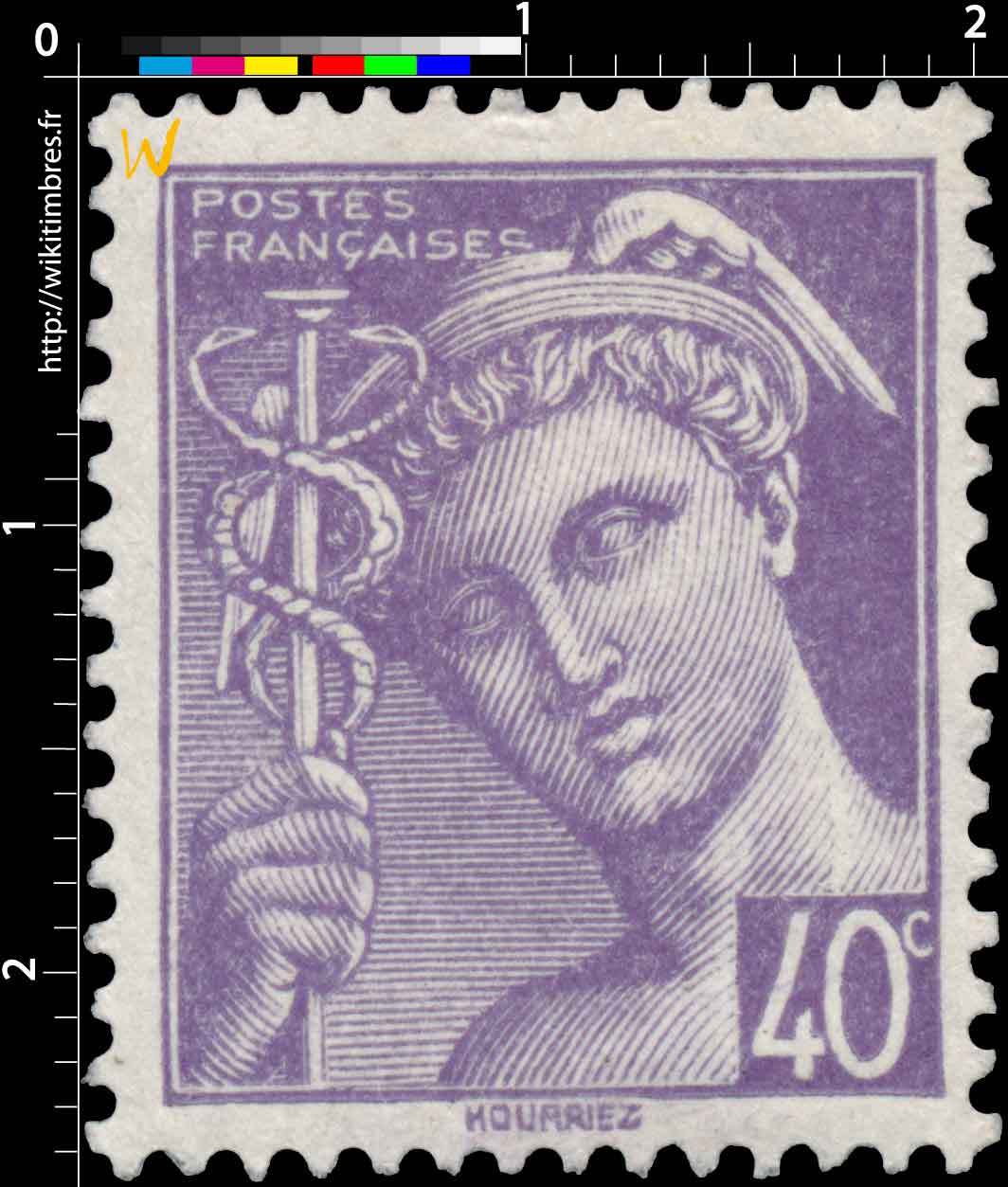 1942 Sans légende particulière - type mercure