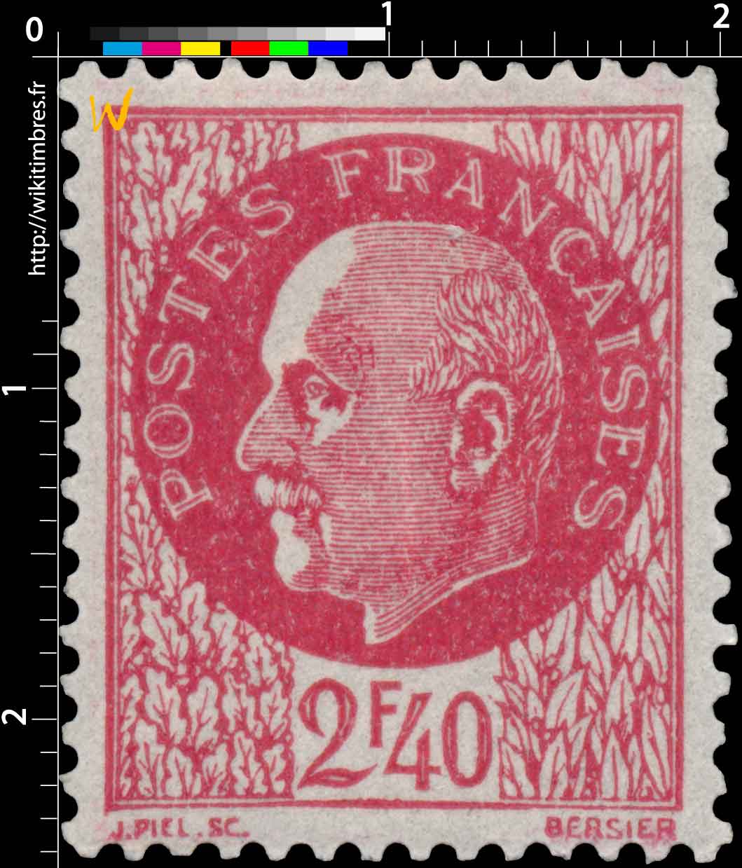 1942 Sans légende particulière - type Bersier