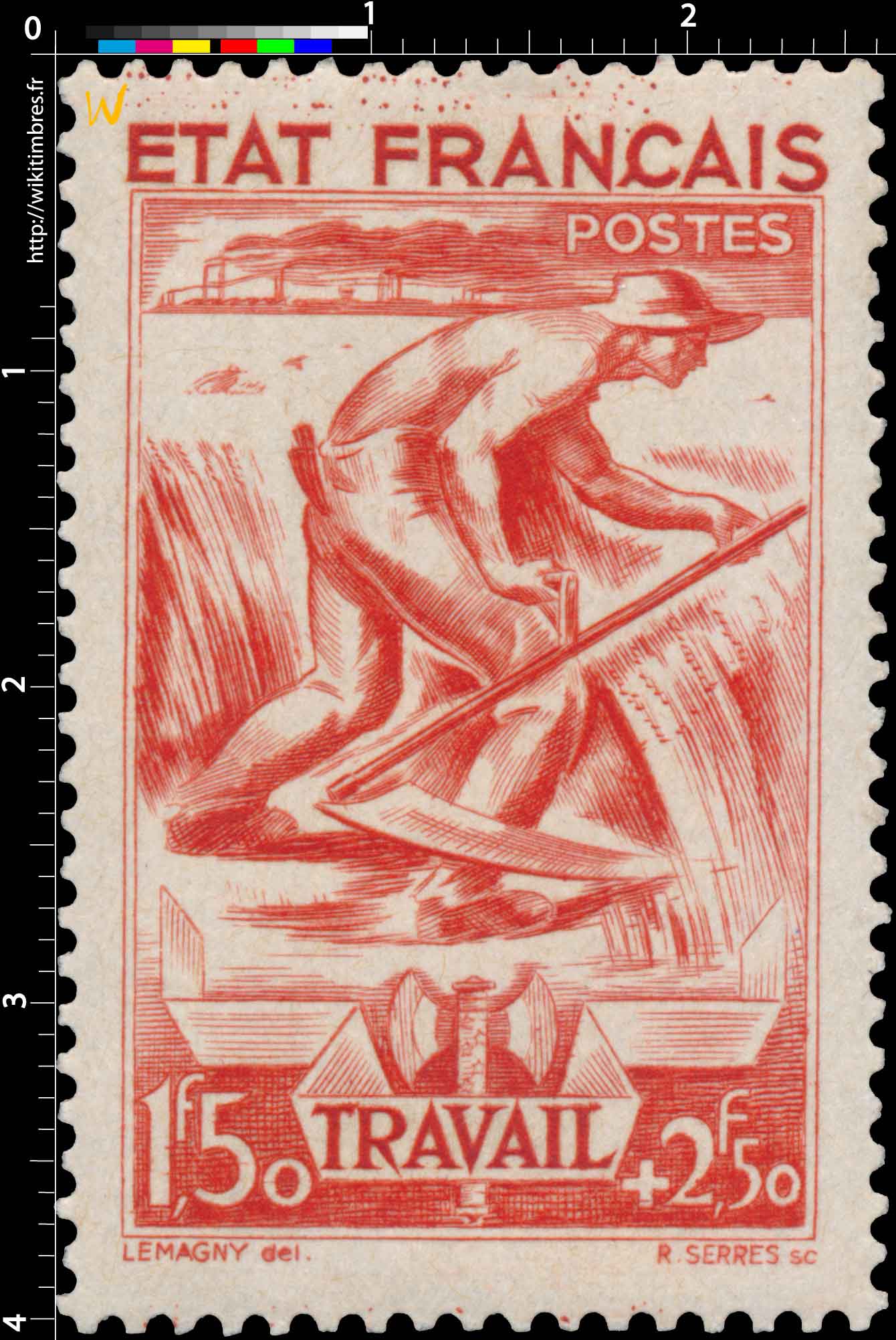 1943 ÉTAT FRANÇAIS TRAVAIL