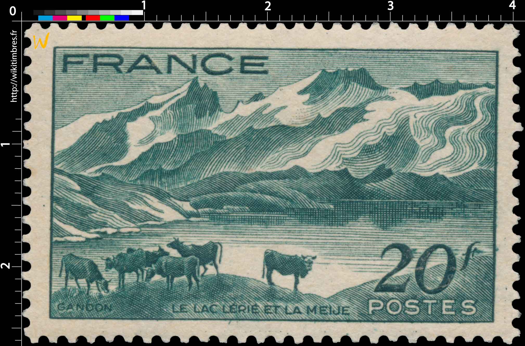 1943 LE LAC LÉRIÉ ET LA MEIJE