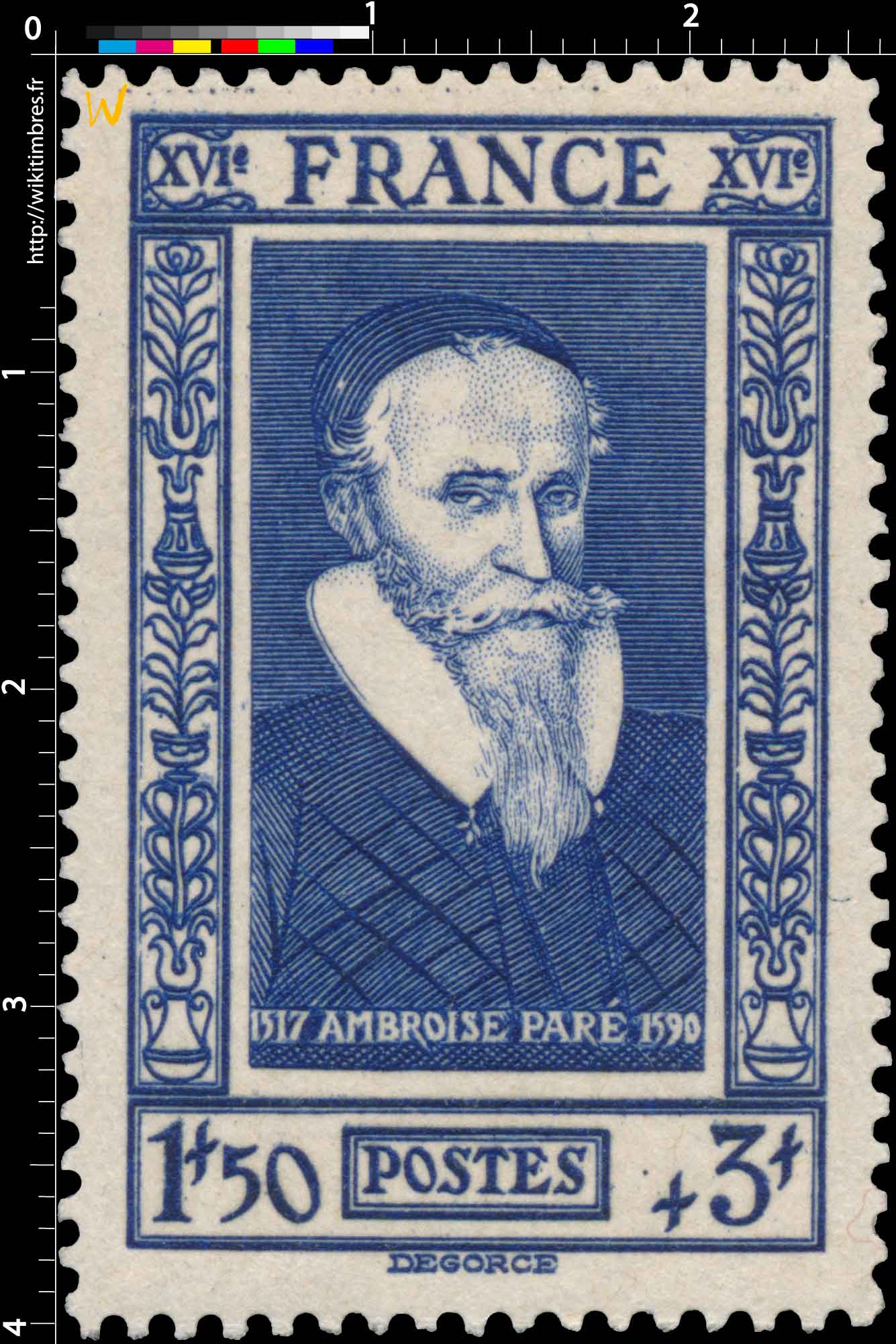 1943 AMBROISE PARÉ 1517-1590