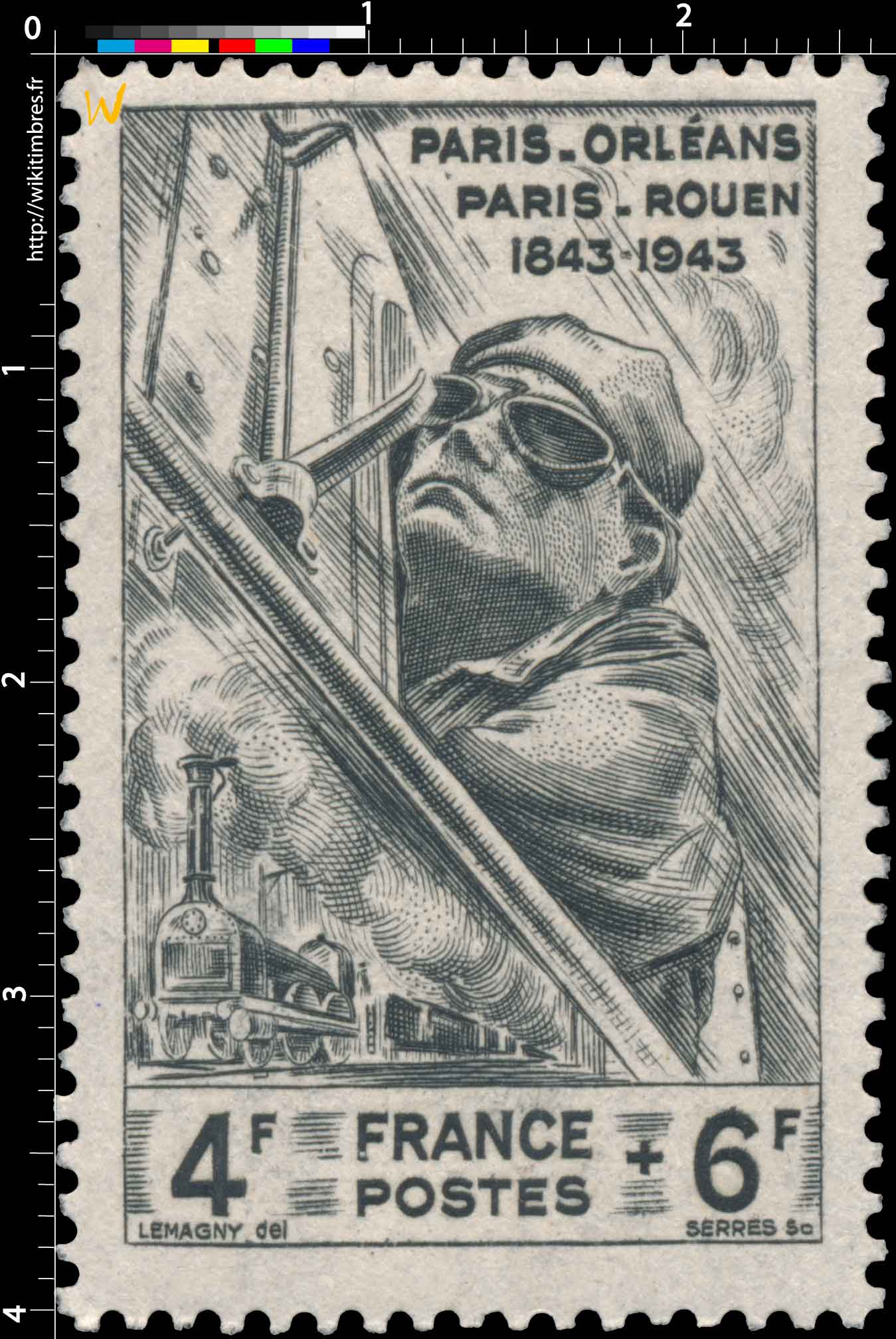 1944 PARIS-ORLÉANS PARIS-ROUEN 1843-1943