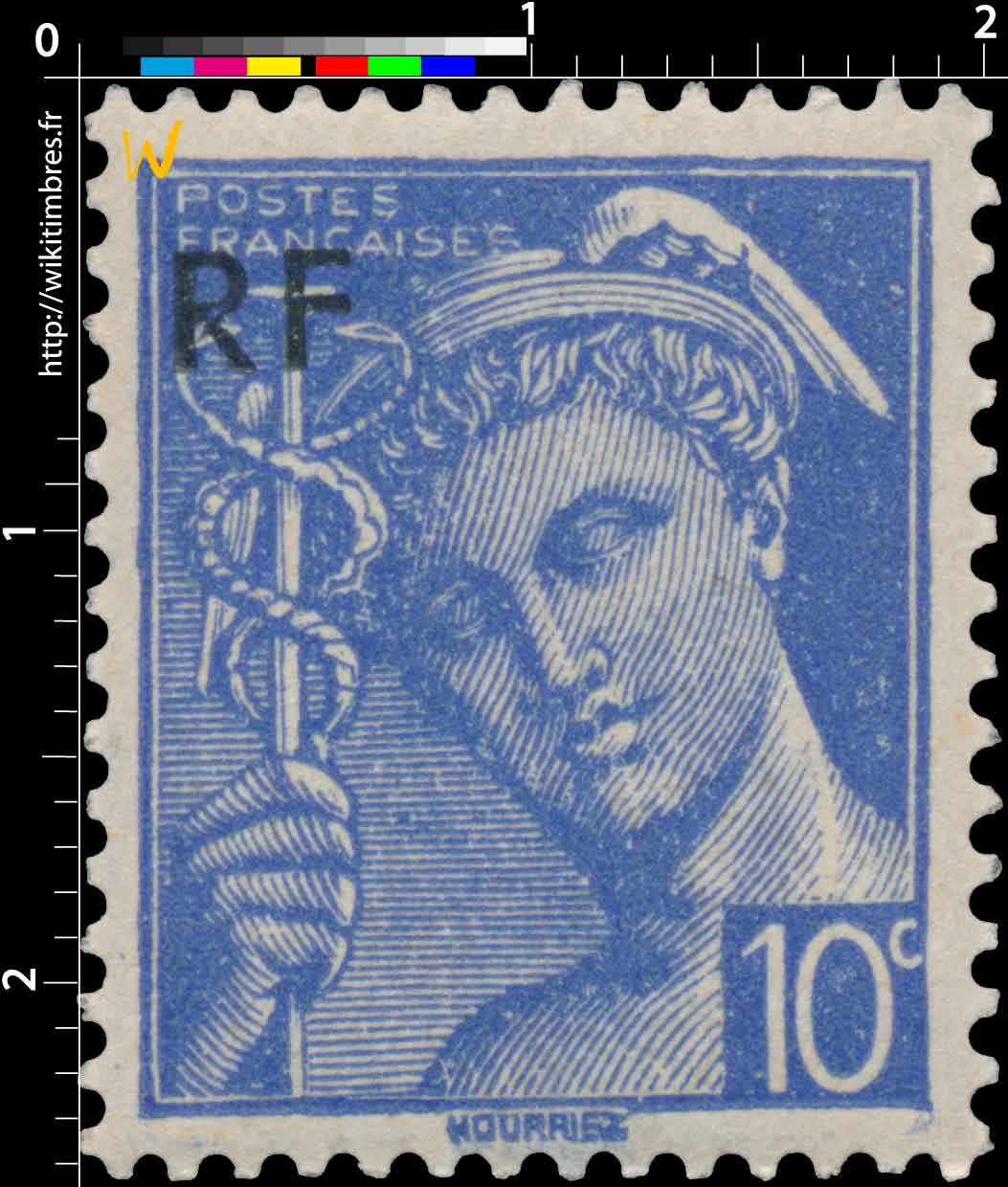 1944 Sans légende particulière - type mercure