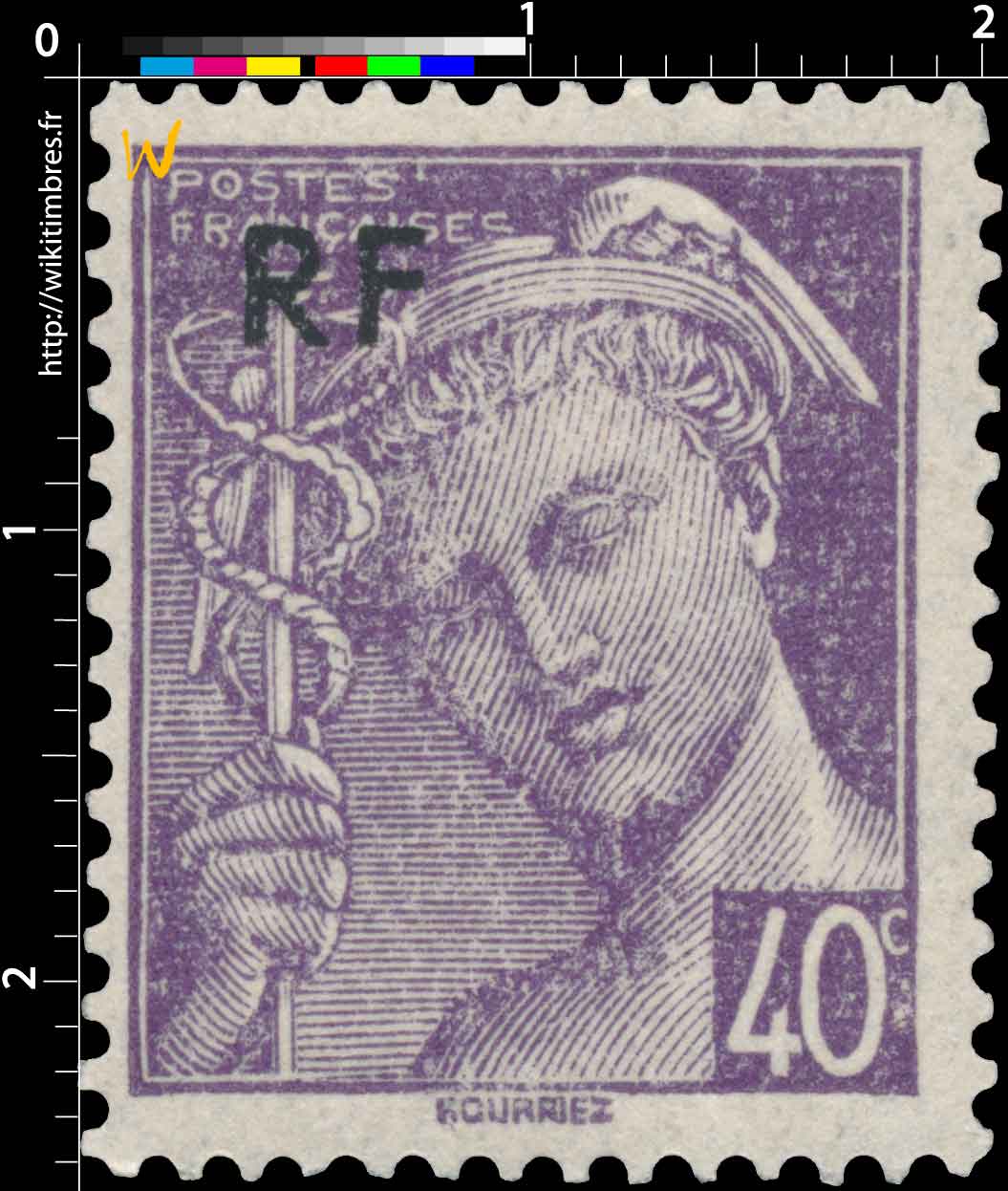 1944 Sans légende particulière - type mercure