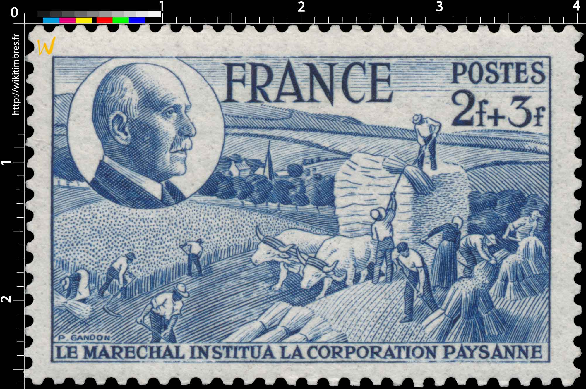 1944 LE MARECHAL INSTITUA LA CORPORATION PAYSANNE