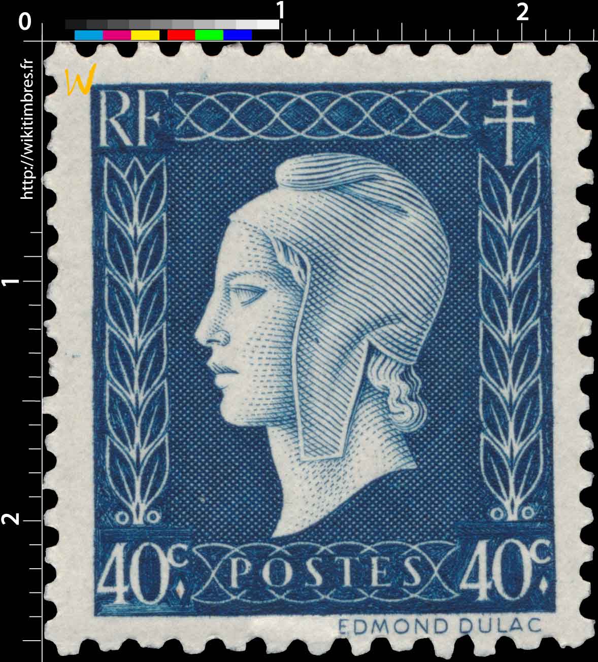 1945 Sans légende particulière - type de Dulac