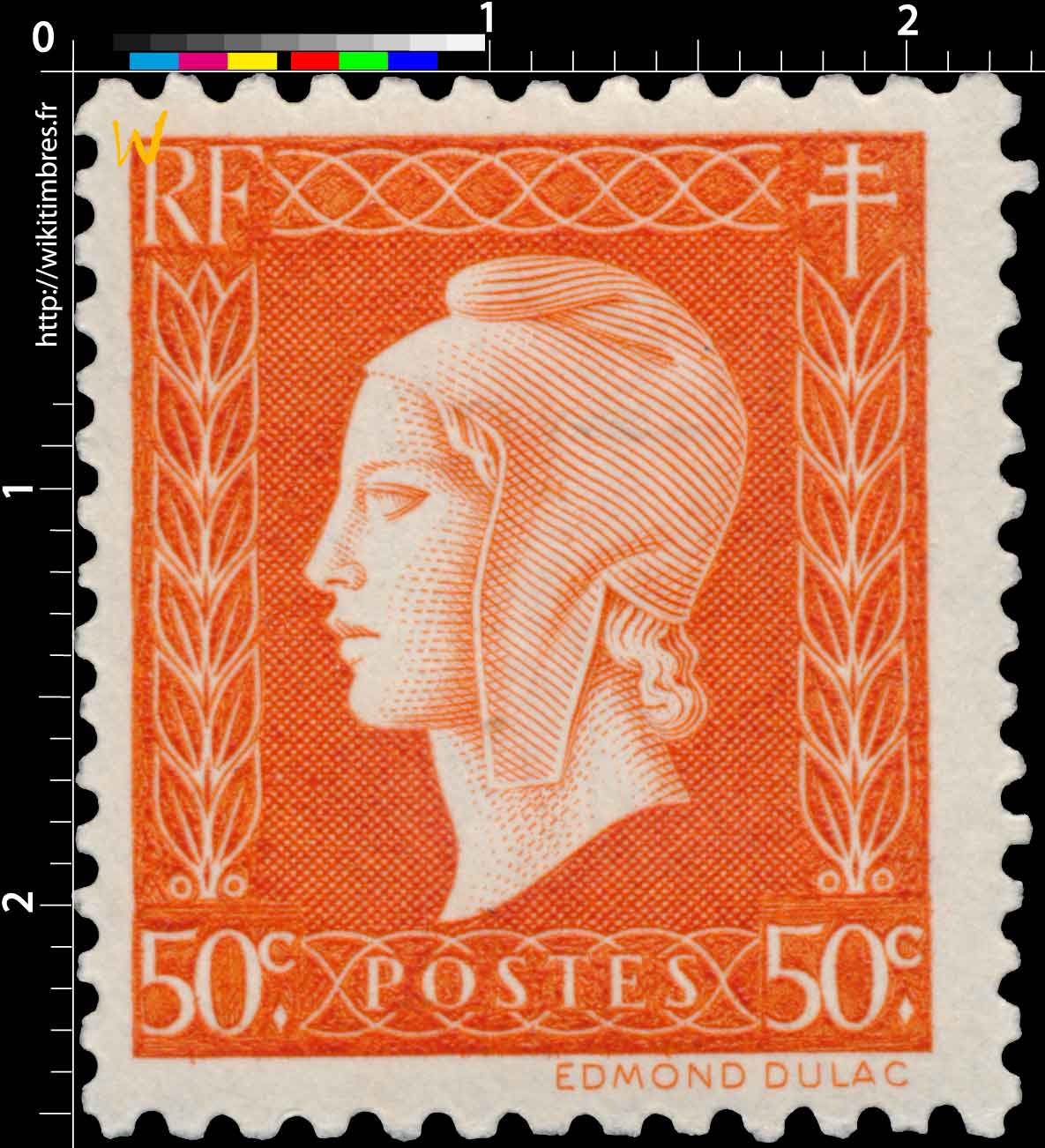 1945 Sans légende particulière - type de Dulac