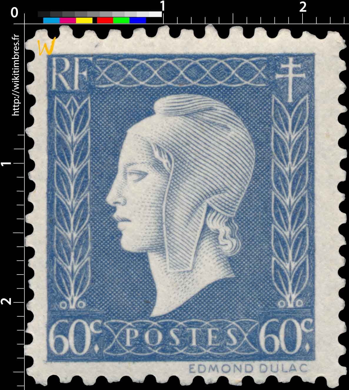 1945 Sans légende particulière - type de Dulac