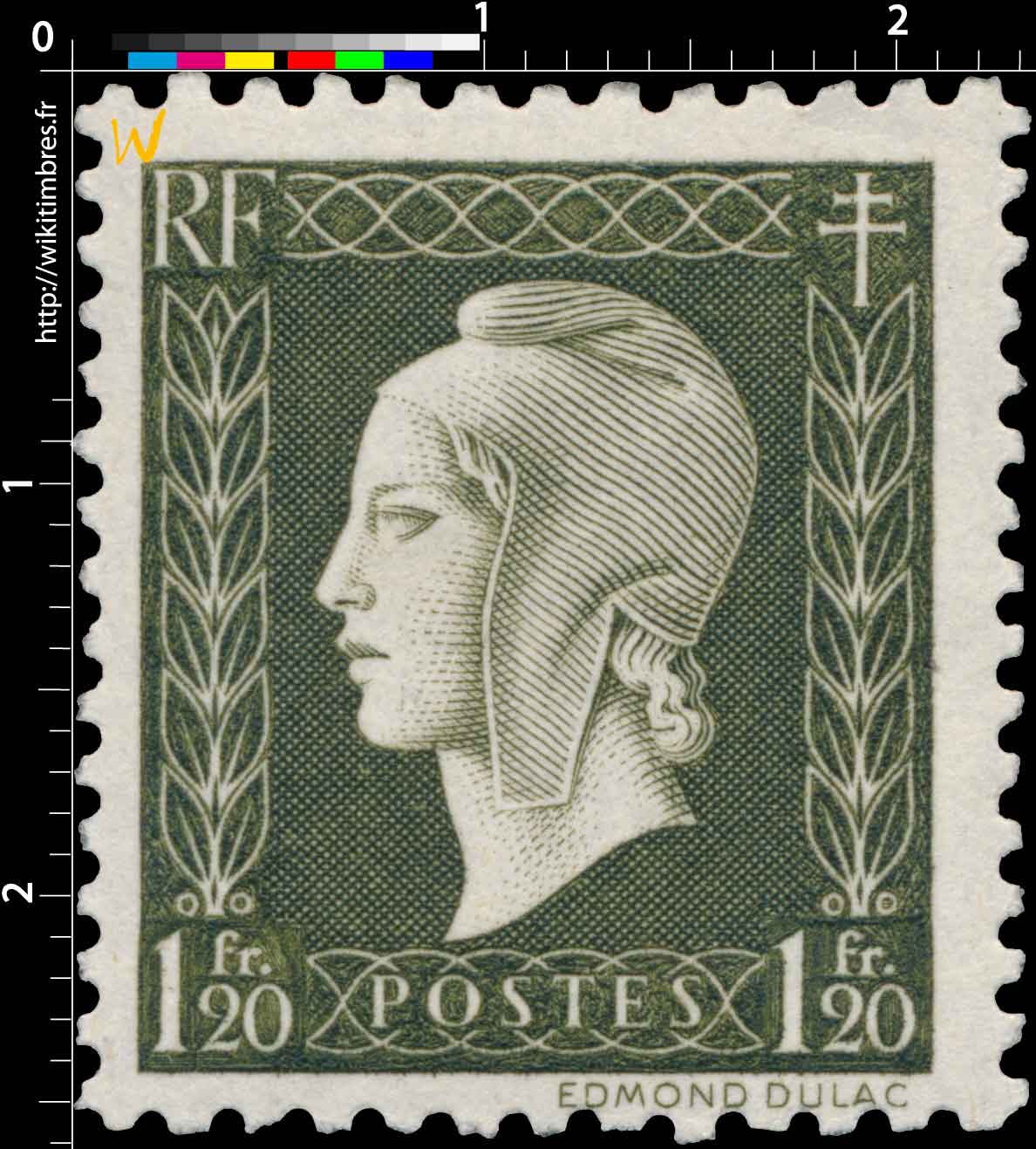 1945 Sans légende particulière - type de Dulac