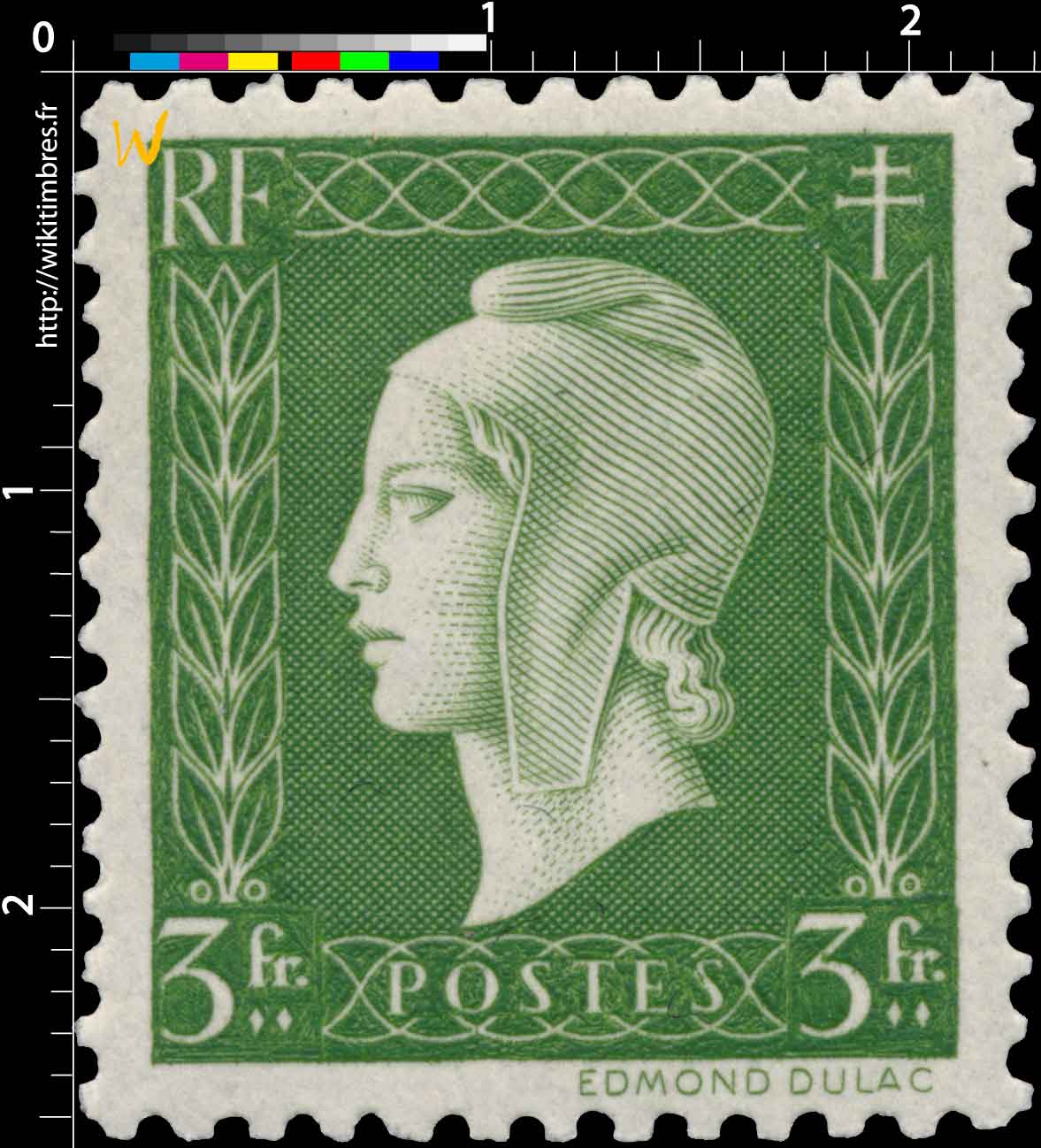 1945 Sans légende particulière - type de Dulac