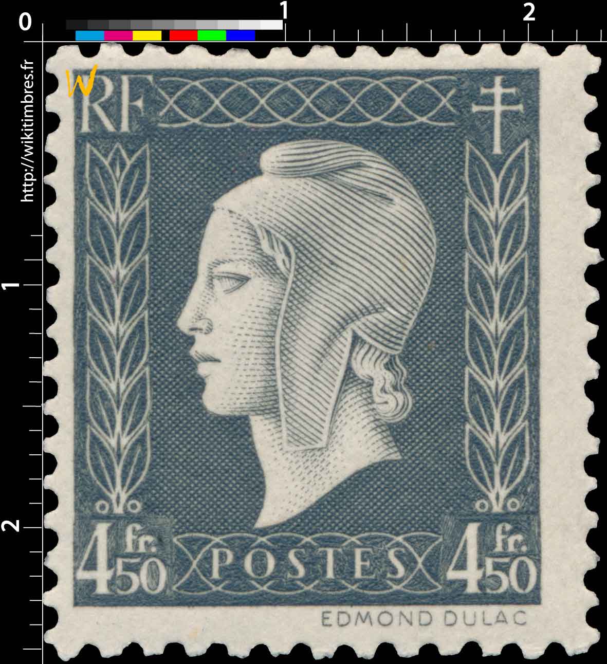 1945 Sans légende particulière - type de Dulac