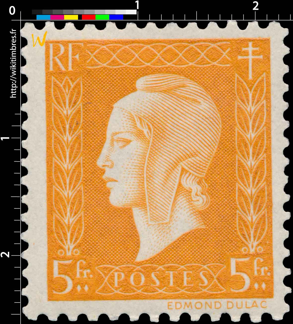 1945 Sans légende particulière - type de Dulac