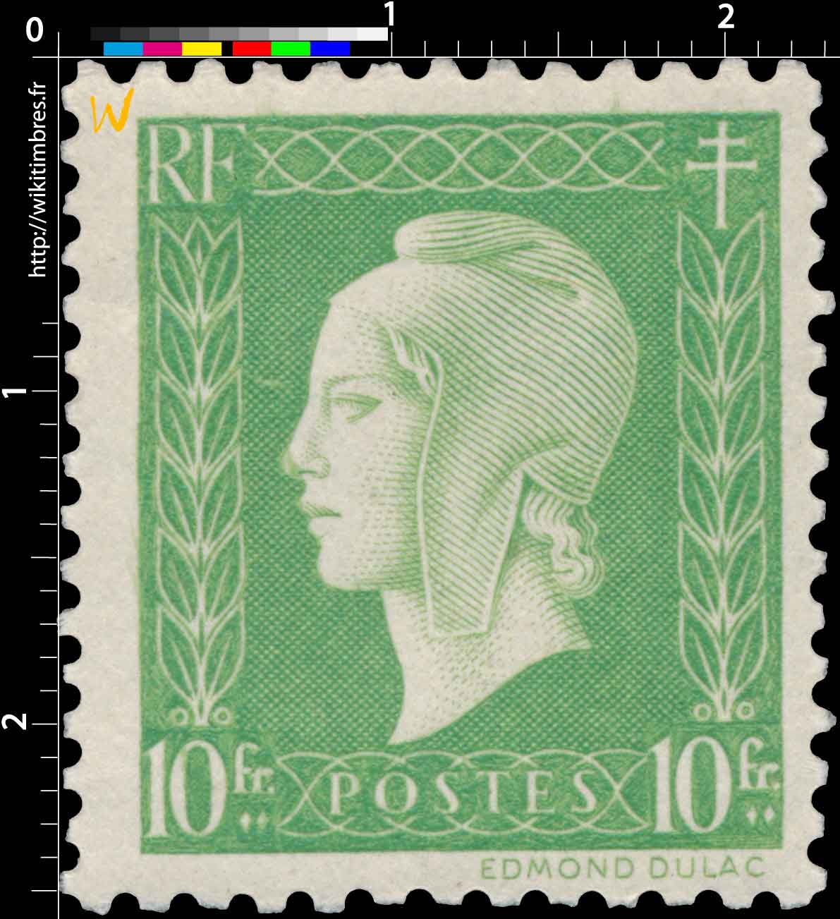 1945 Sans légende particulière - type de Dulac