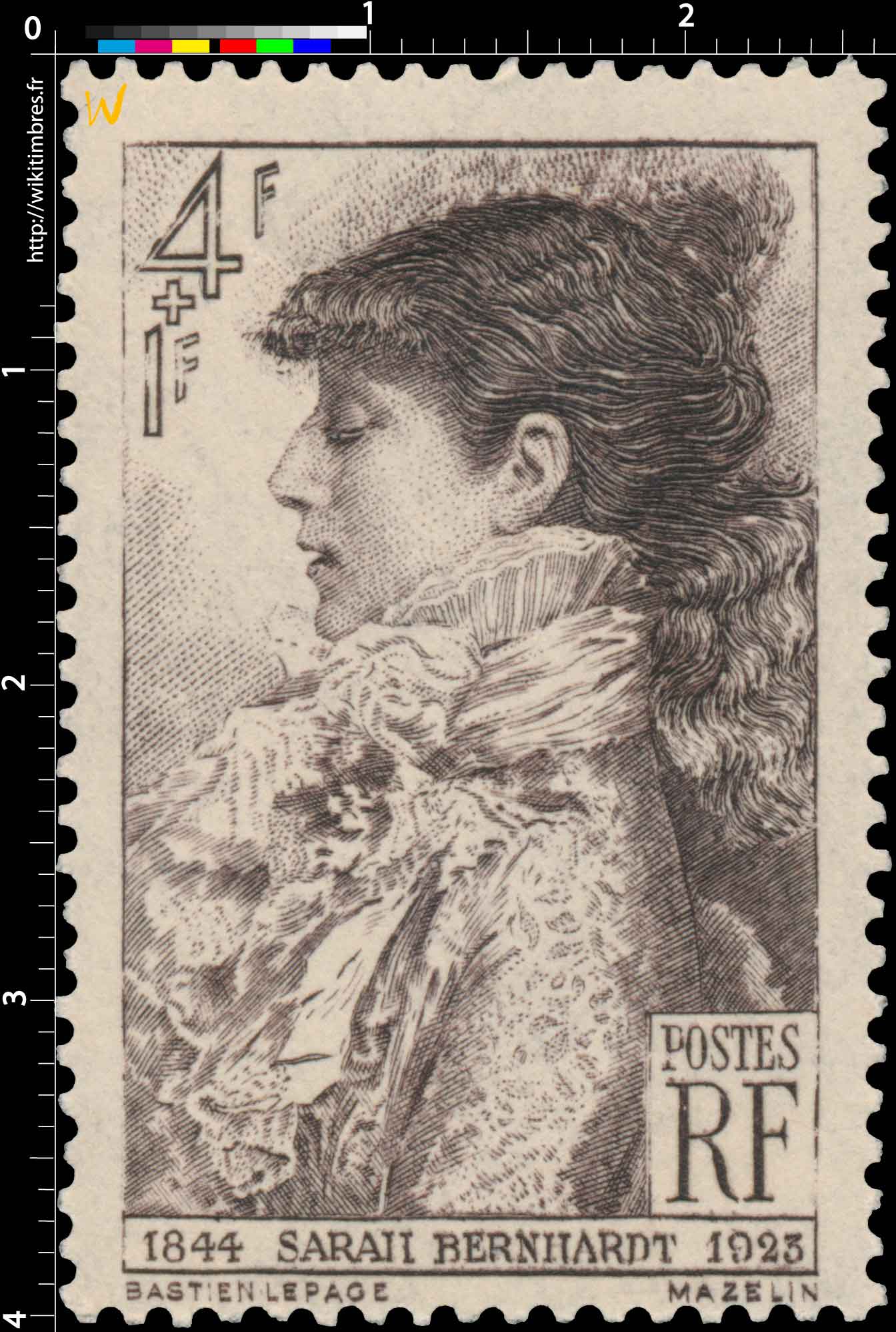 1945 SARAH BERNHARDT 1844-1923