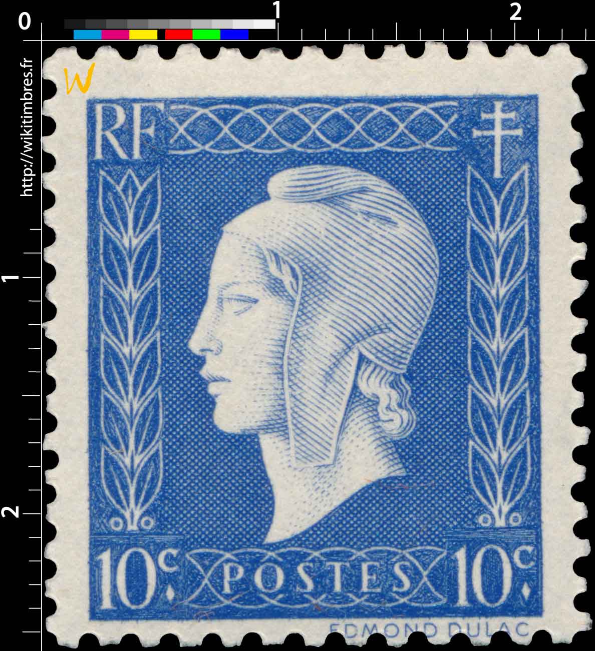 1945 Sans légende particulière - type de Dulac