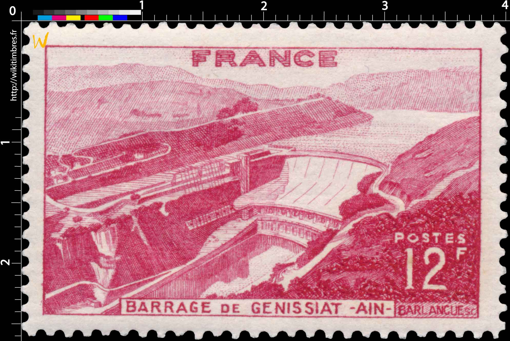 BARRAGE DE GÉNISSIAT -AIN-