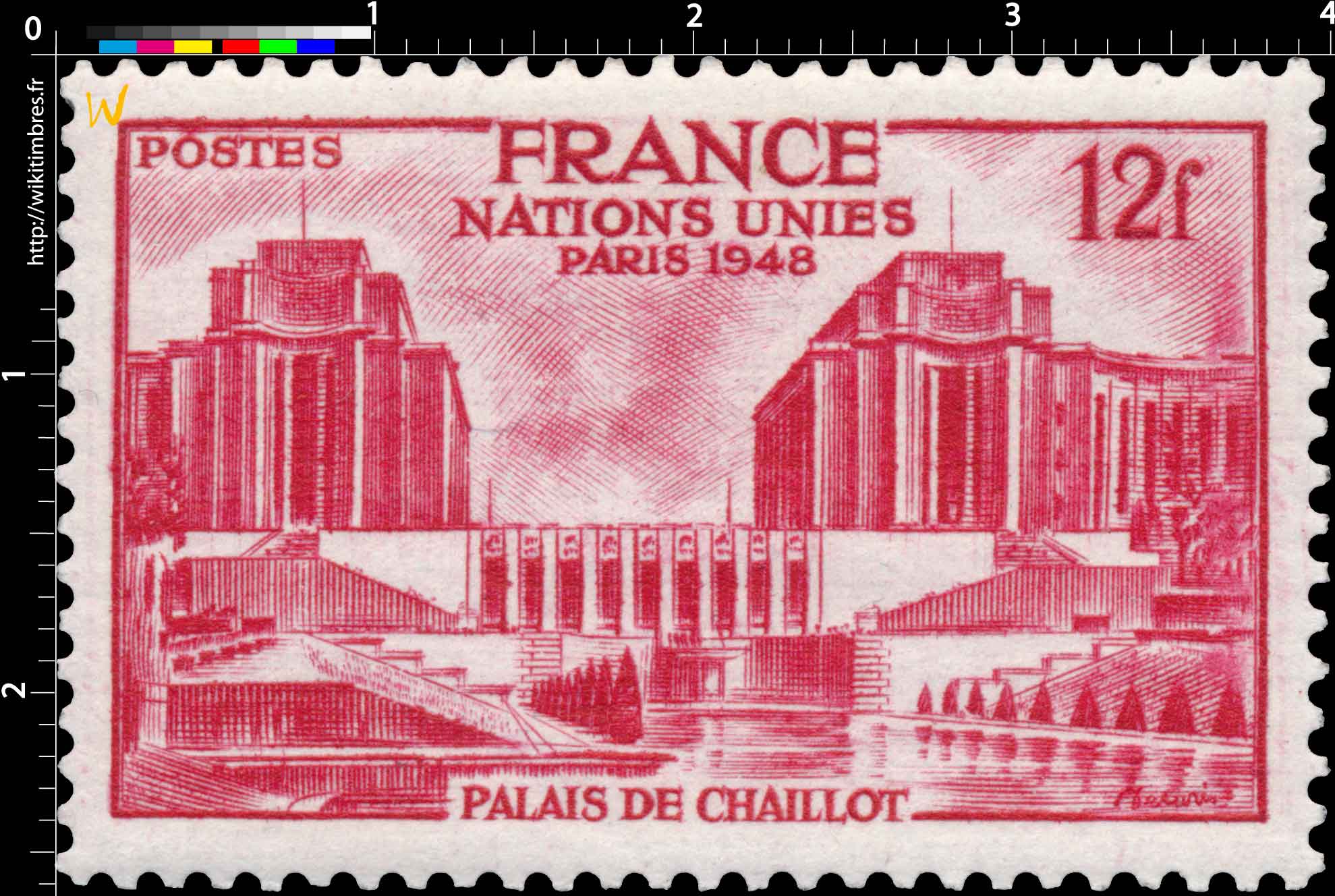 1948 NATIONS UNIES PARIS 1948 PALAIS DE CHAILLOT