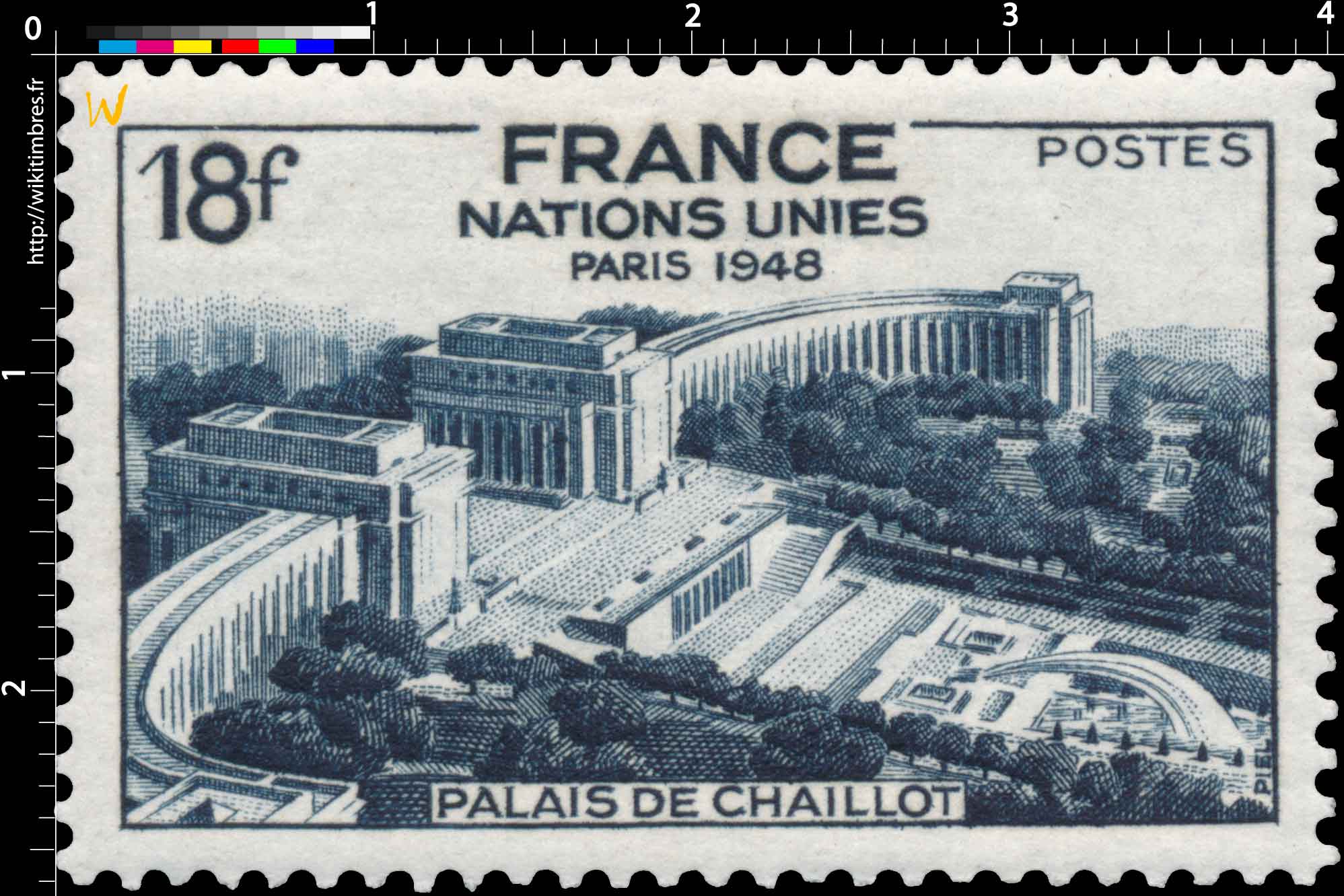 NATIONS UNIES PARIS 1948 PALAIS DE CHAILLOT