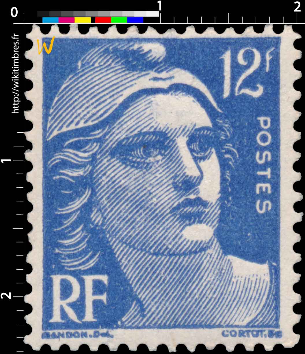 Sans légende particulière - type Gandon