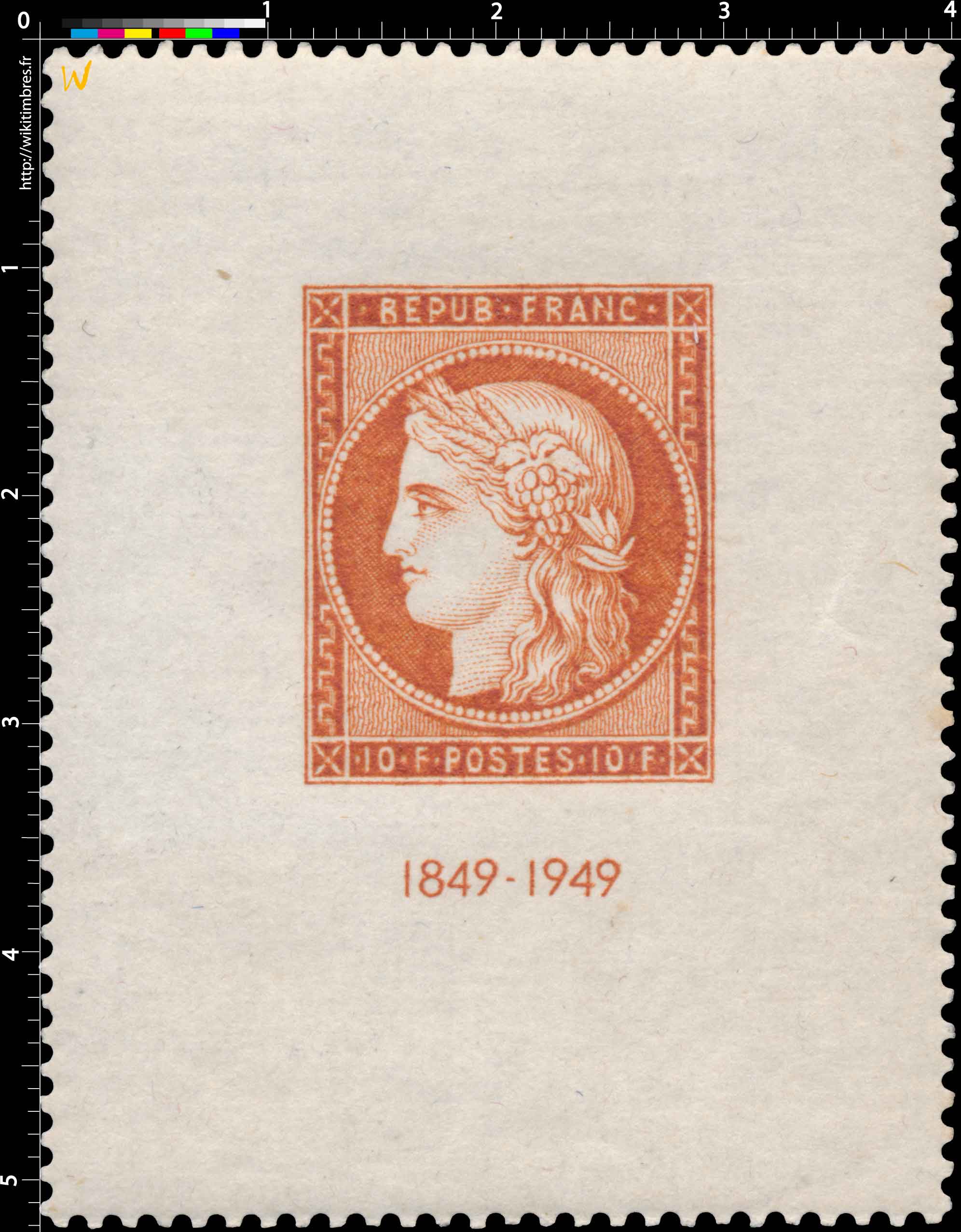 1849-1949 - type Cérès