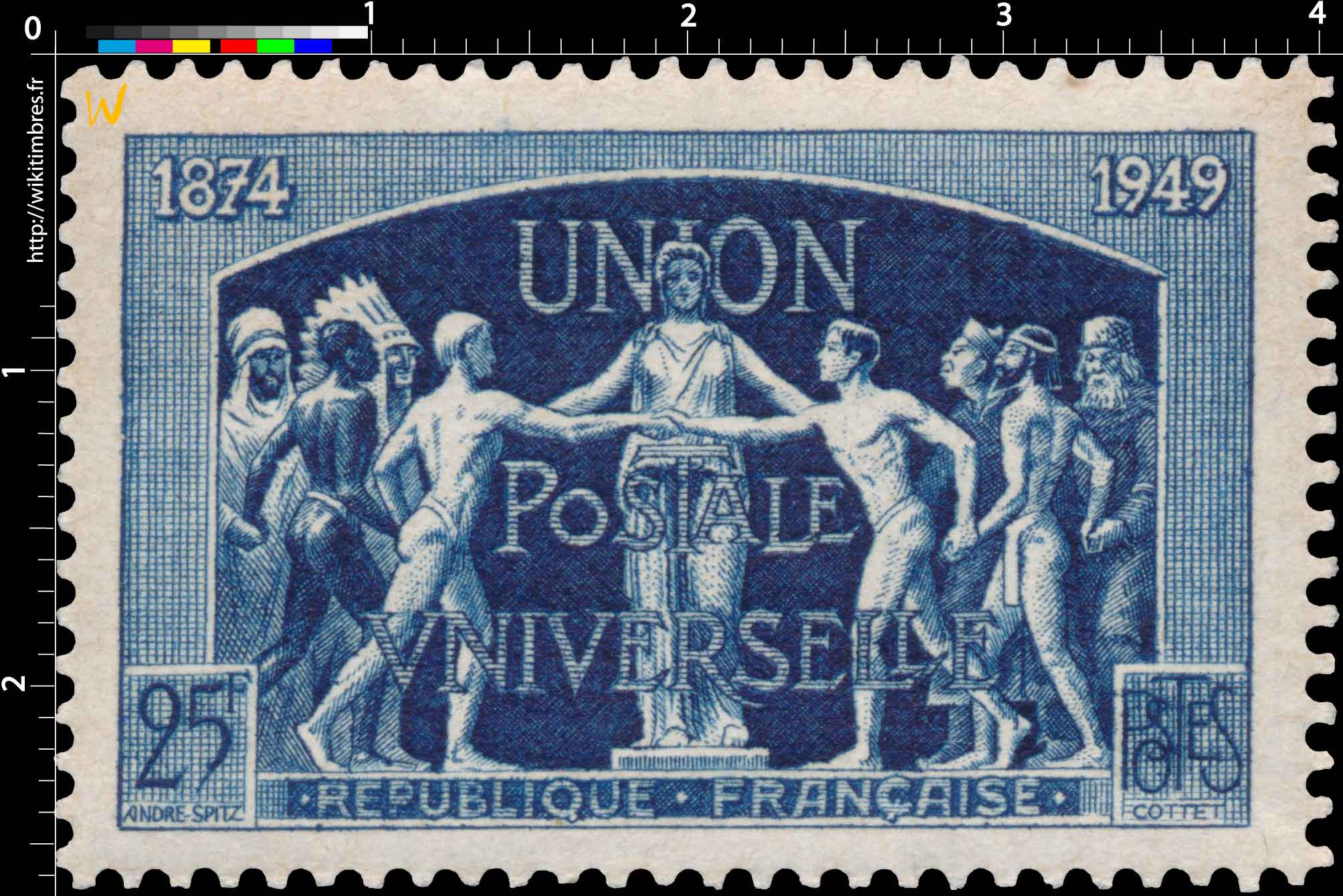 UNION POSTALE UNIVERSELLE 1874-1949