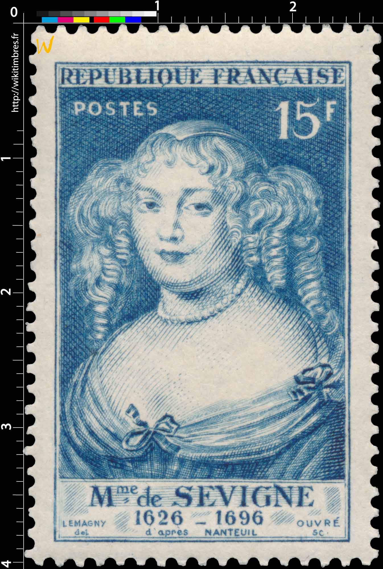 Mme de SEVIGNE 1626-1696