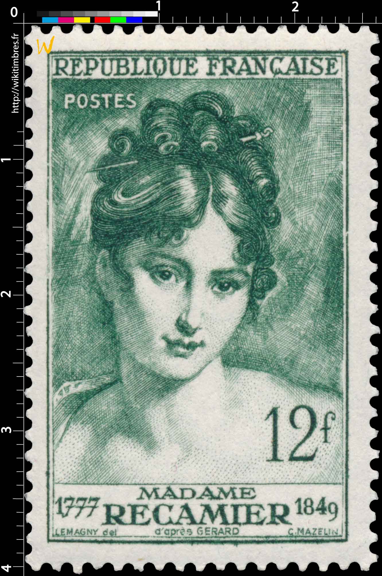 MADAME RÉCAMIER 1777-1849