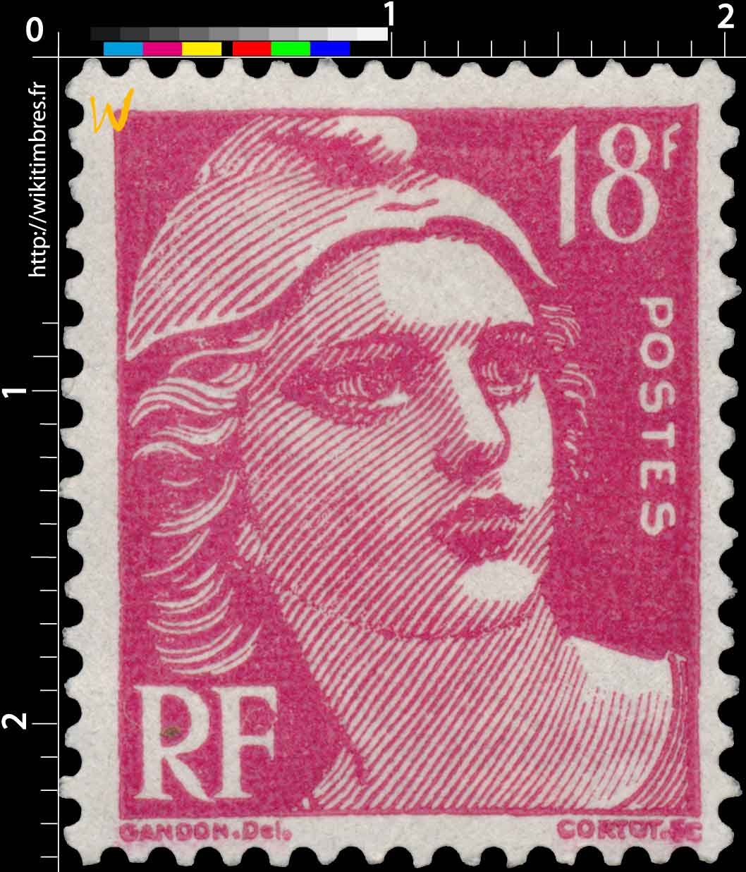 Sans légende particulière - type Gandon