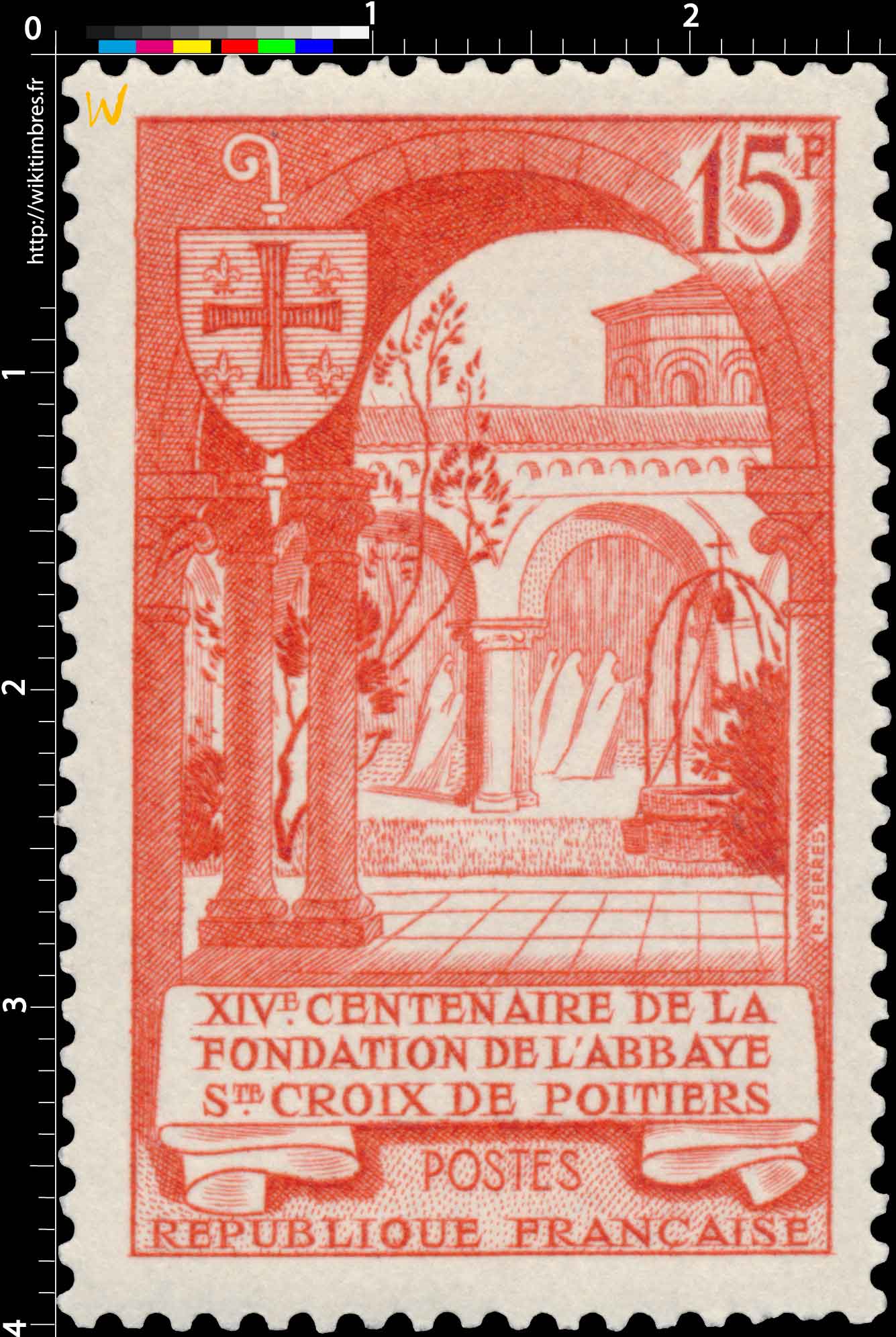 XIVe CENTENAIRE DE LA FONDATION DE L’ABBAYE STE CROIX DE POITIERS