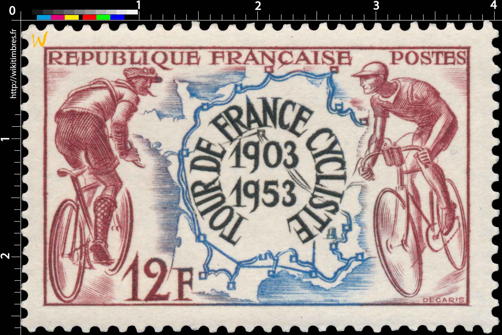TOUR DE FRANCE CYCLISTE 1903-1953