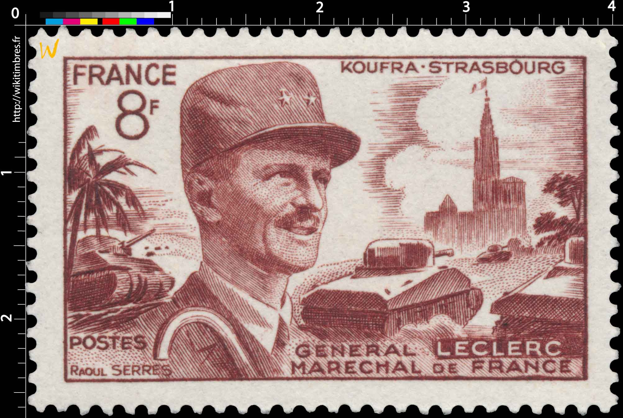 KOUFRA-STRASBOURG GENERAL LECLERC MARECHAL DE FRANCE
