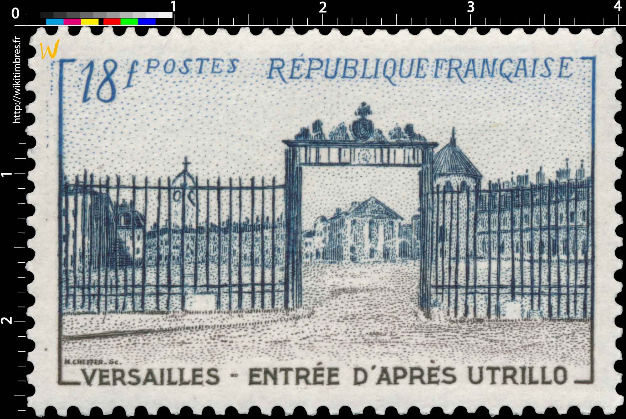 VERSAILLES - ENTRÉE D’APRÈS UTRILLO