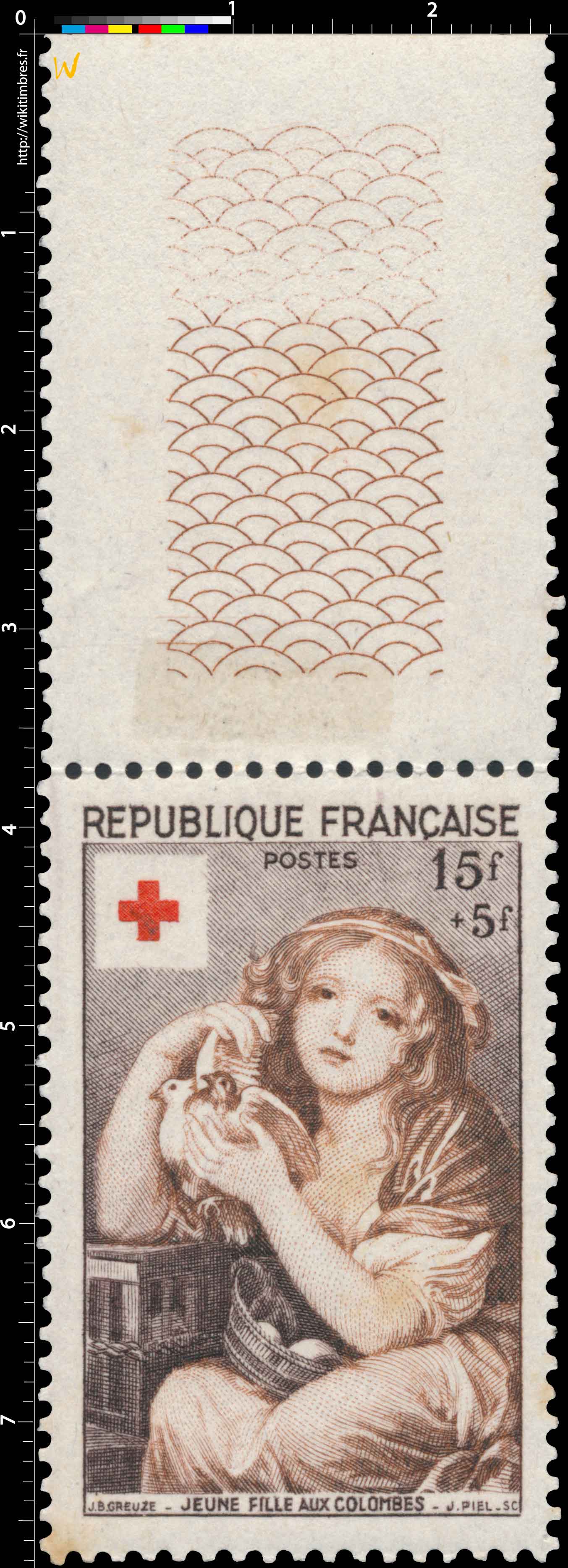 JEUNE FILLE AUX COLOMBES