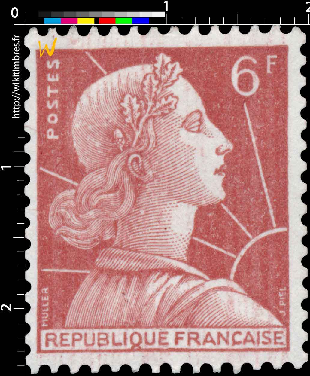 1955 Sans légende particulière - Marianne de Muller