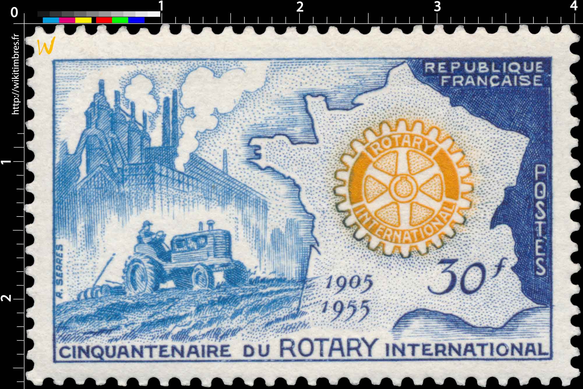 1955 CINQUANTENAIRE DU ROTARY INTERNATIONAL 1905-1955
