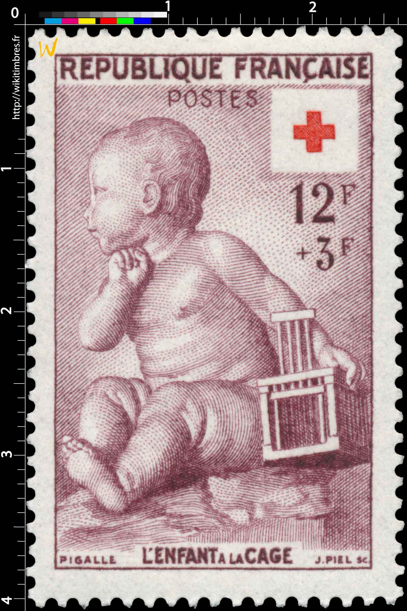 PIGALLE L'ENFANT A LA CAGE