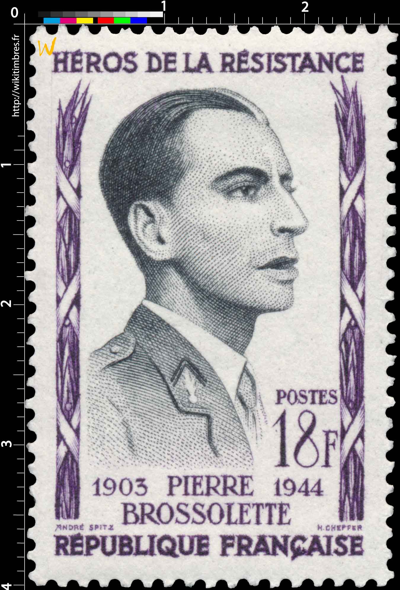 HÉROS DE LA RÉSISTANCE PIERRE BROSSOLETTE 1903-1944