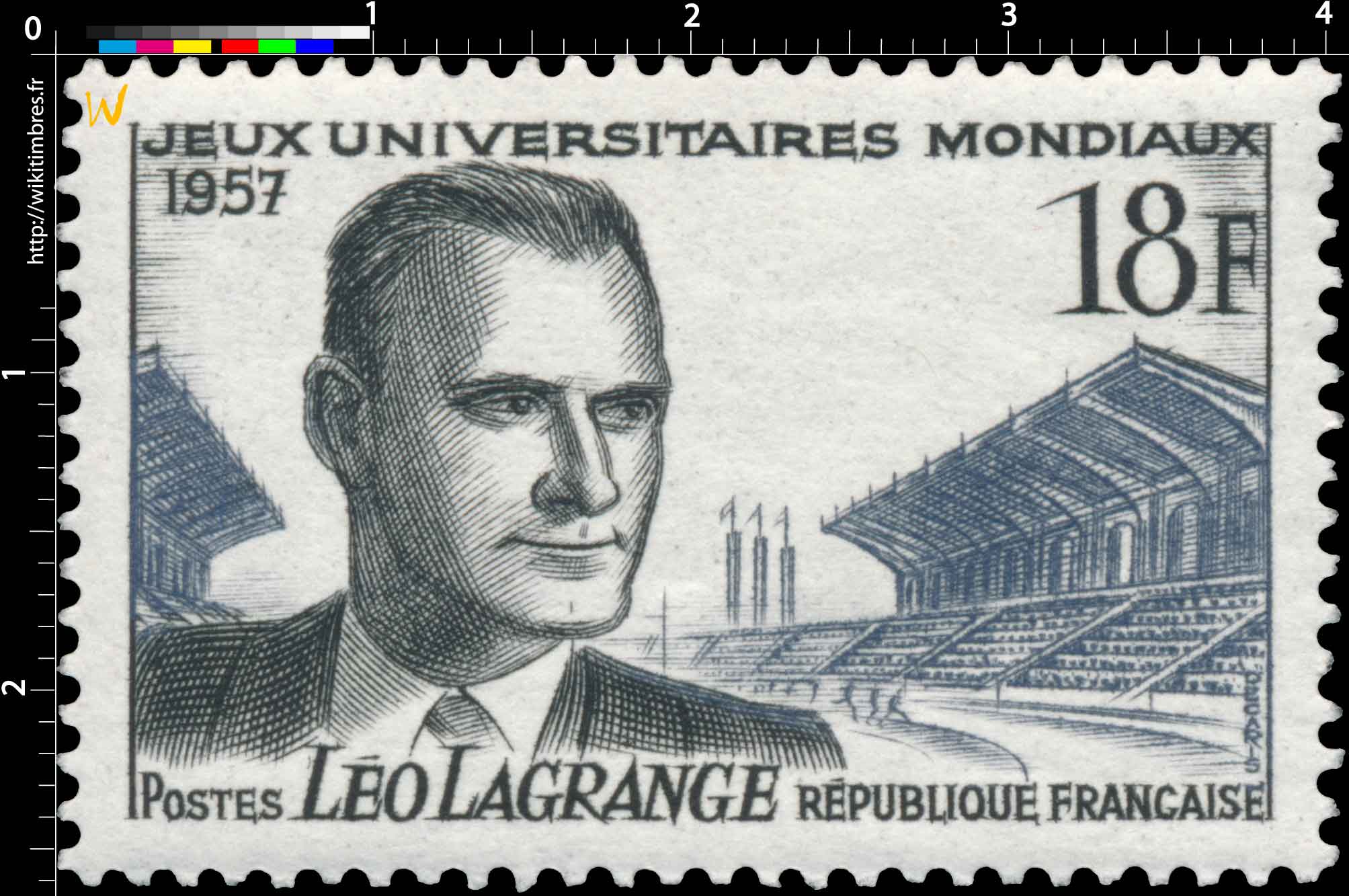 JEUX UNIVERSITAIRES MONDIAUX 1957 LÉO LAGRANGE
