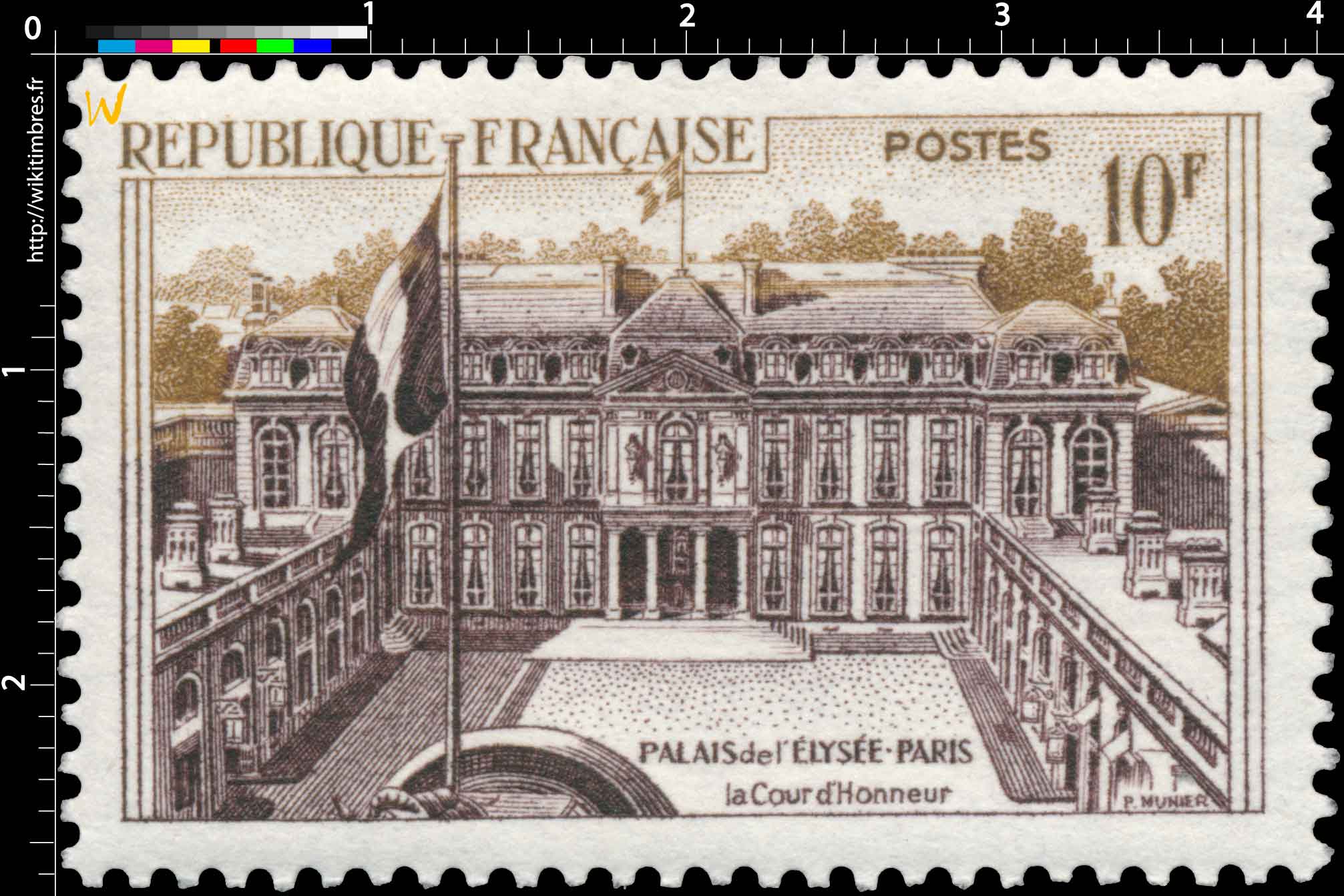 PALAIS DE L’ÉLYSÉE-PARIS la Cour d'Honneur