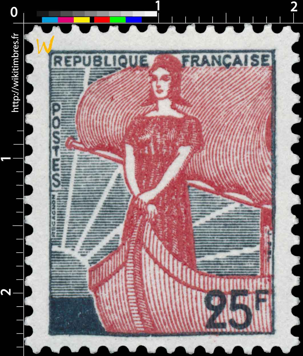 Sans légende particulière - type Marianne à la nef 