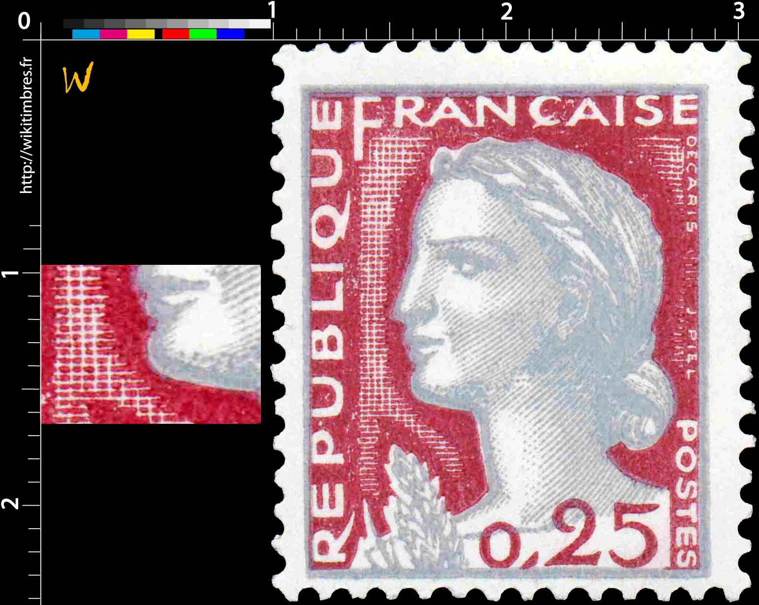 Sans légende particulière - Type Marianne de Decaris