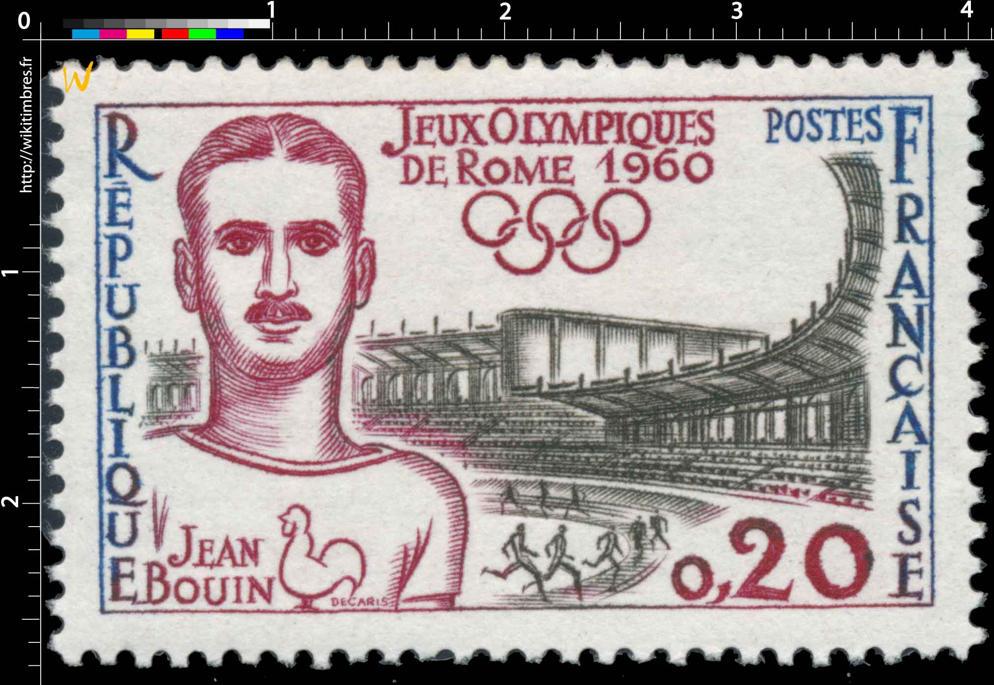 JEUX OLYMPIQUES DE ROME 1960 JEAN BOUIN
