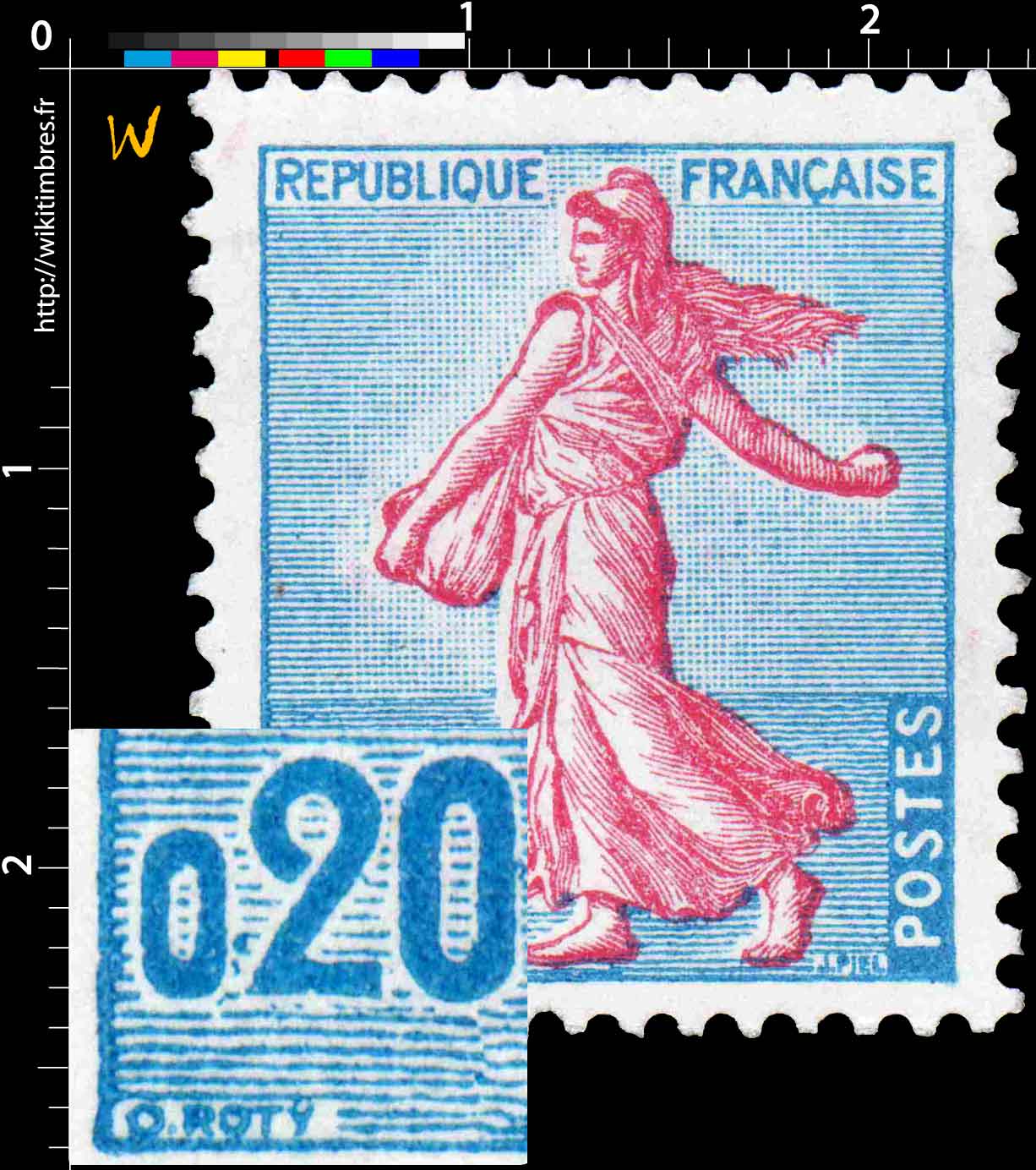 Sans légende particulière - Type semeuse de Piel