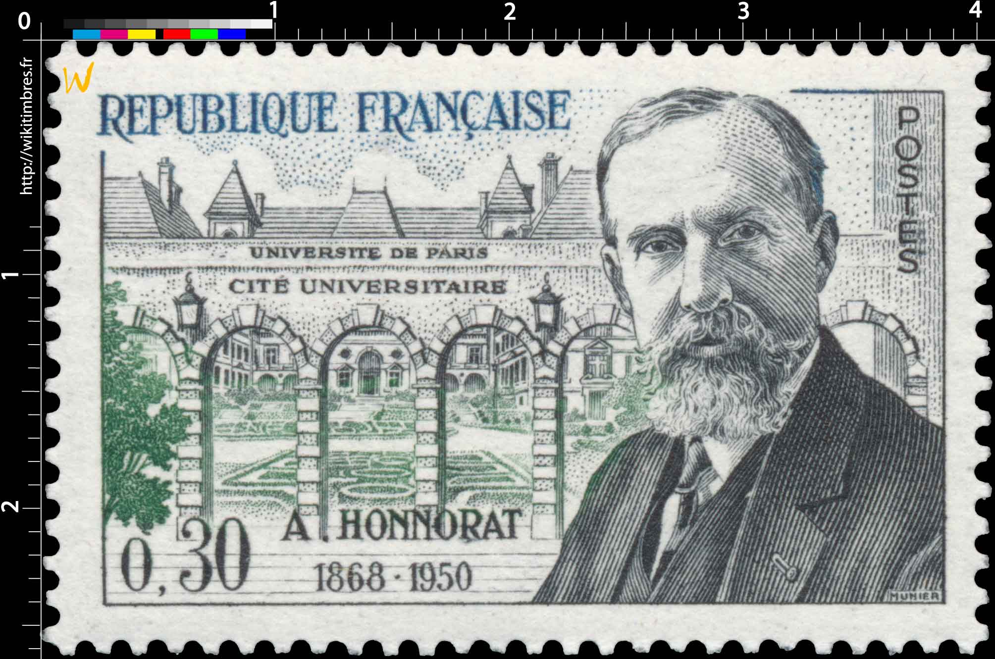 UNIVERSITÉ DE PARIS CITÉ UNIVERSITAIRE A. HONNORAT 1868-1950