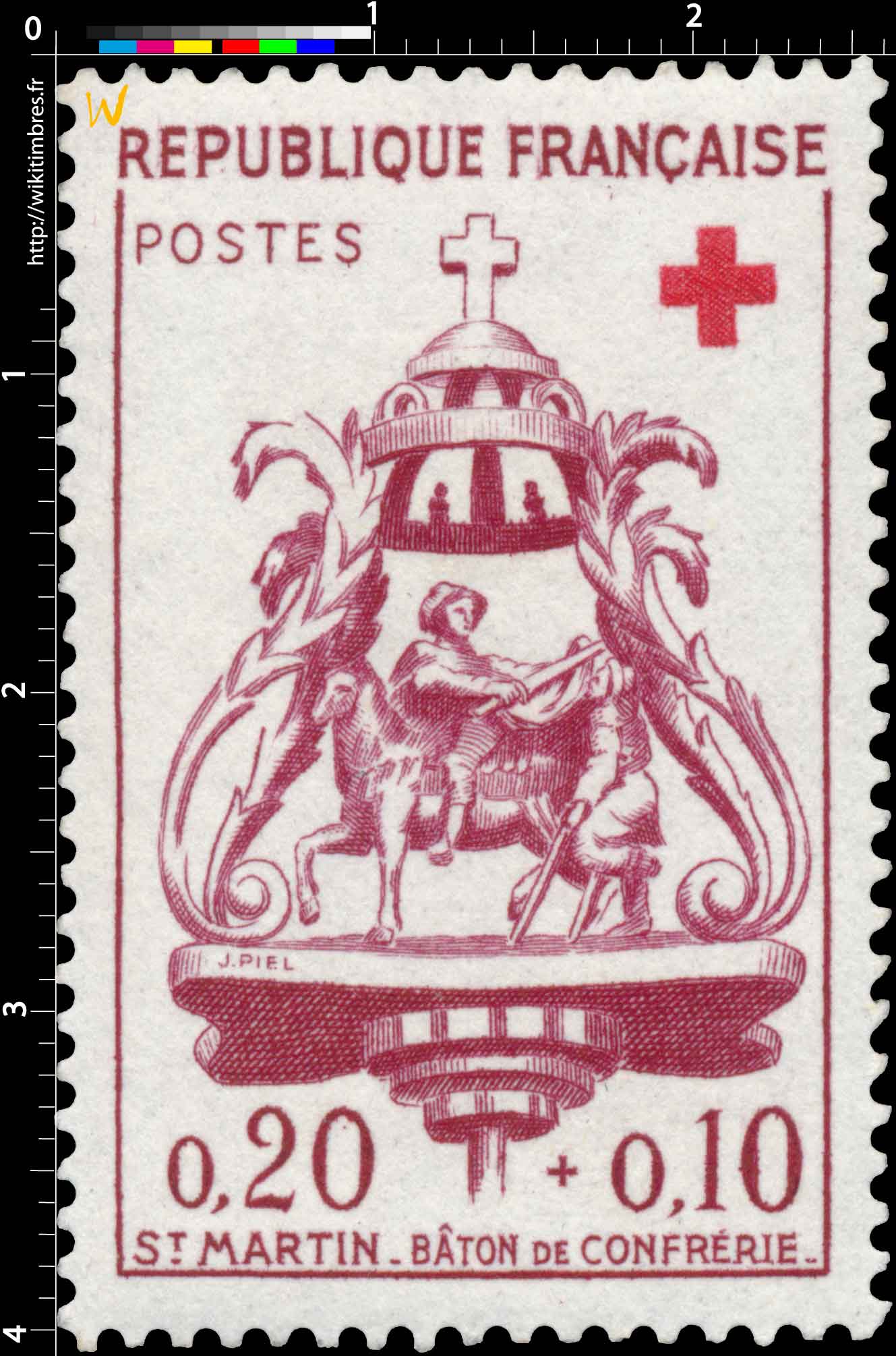 St MARTIN - BÂTON DE CONFRÉRIE