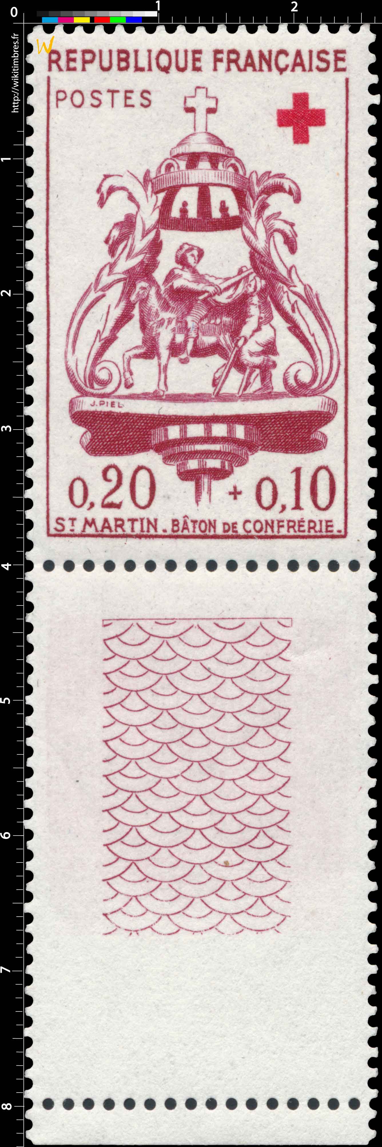St MARTIN - BÂTON DE CONFRÉRIE