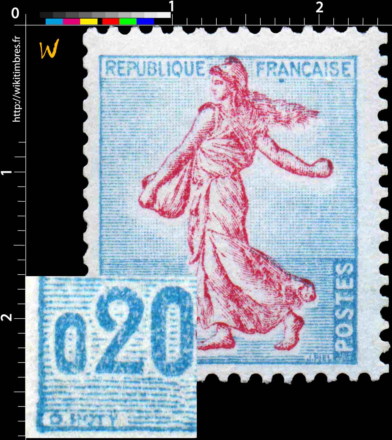 Sans légende particulière - Type semeuse de Piel