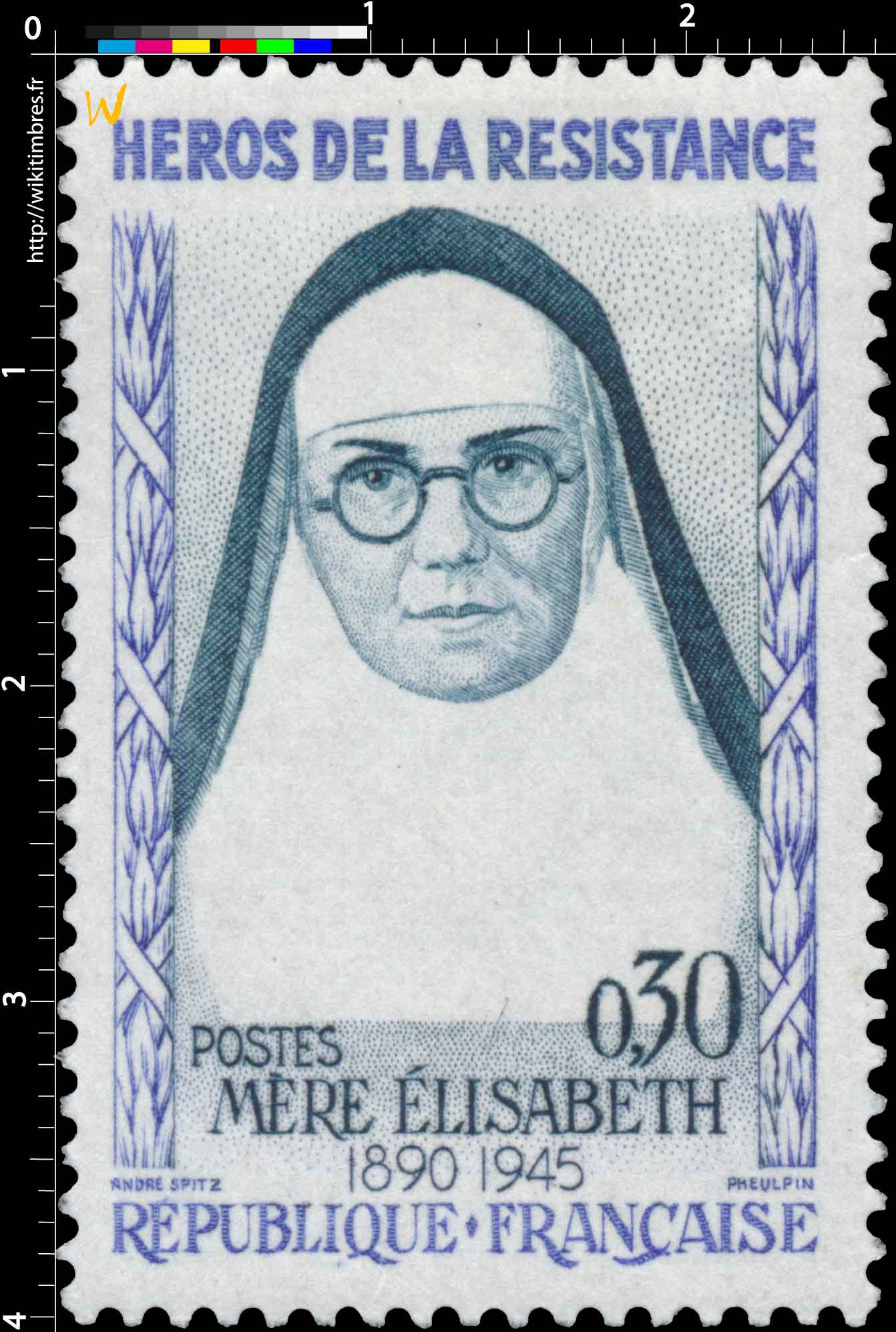 HÉROS DE LA RÉSISTANCE MÈRE ÉLISABETH 1890-1945